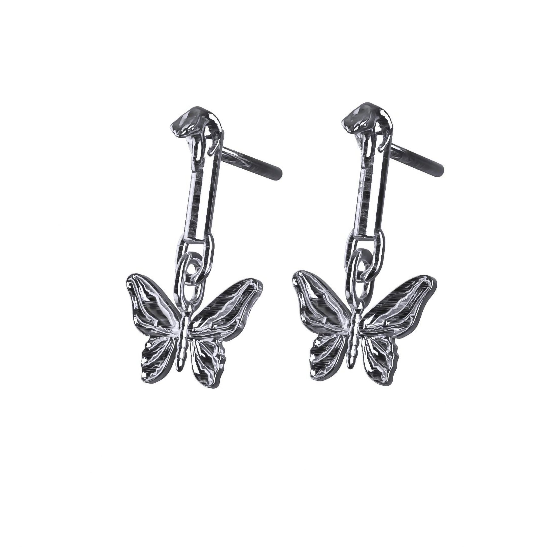 Elegant Chandelier Earrings For Glam-BUTTERFLY EARRING (DANGLE)