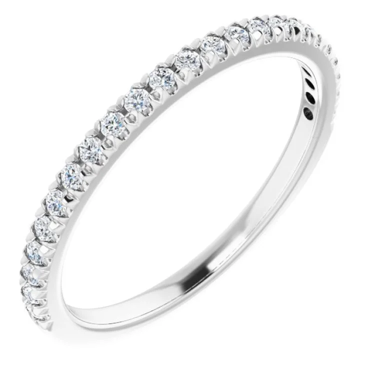 Matching engagement rings for couples-14K White 1/4 CTW Lab-Grown Diamond Anniversary Band