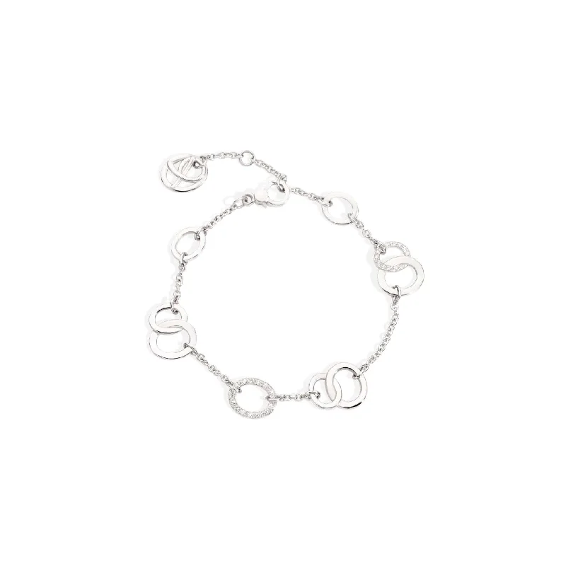 Quartz Bracelets-Diamond Brera Chain Bracelet