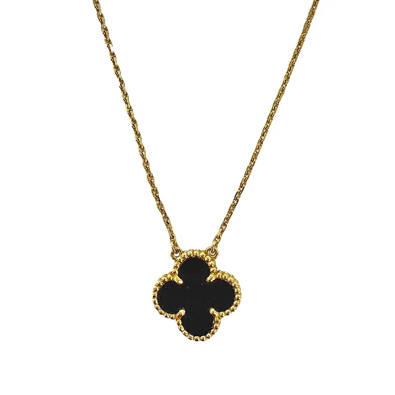 Gemstone necklaces for energy balance-Van Cleef & Arpels Alhambra Necklace