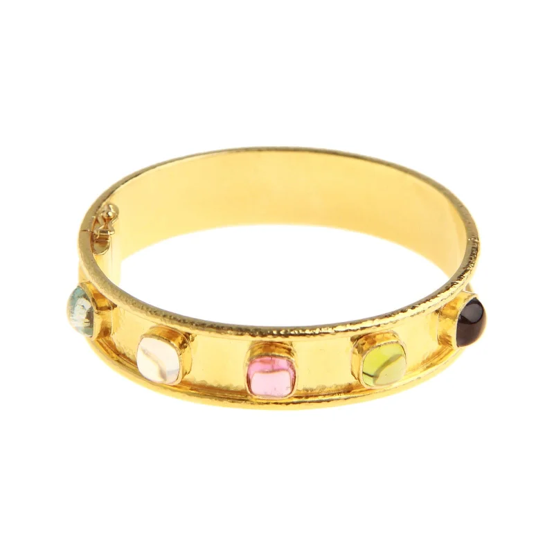 Bangle Bracelets-Narrow Flat 'Tutti Frutti' Bangle