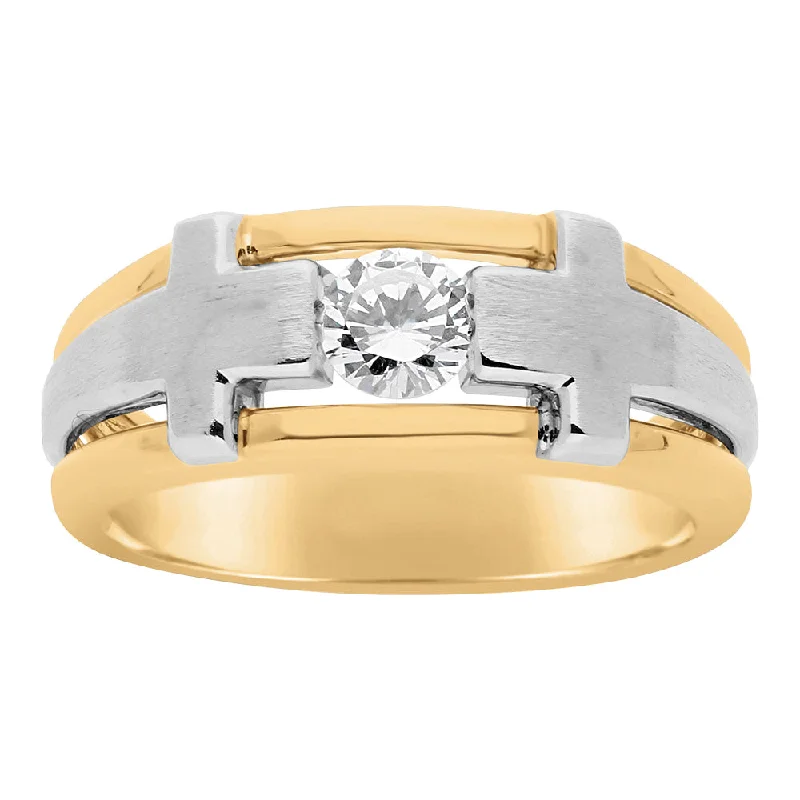 Handmade gold rings-Solitaire Diamond Ring