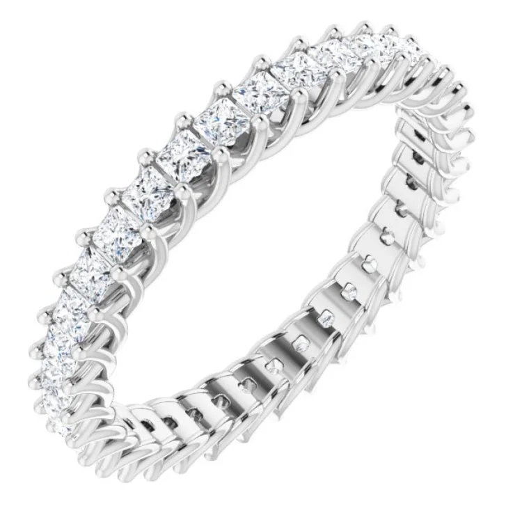 Unique bridal sets-Platinum 1 1/6 CTW Diamond Eternity Band