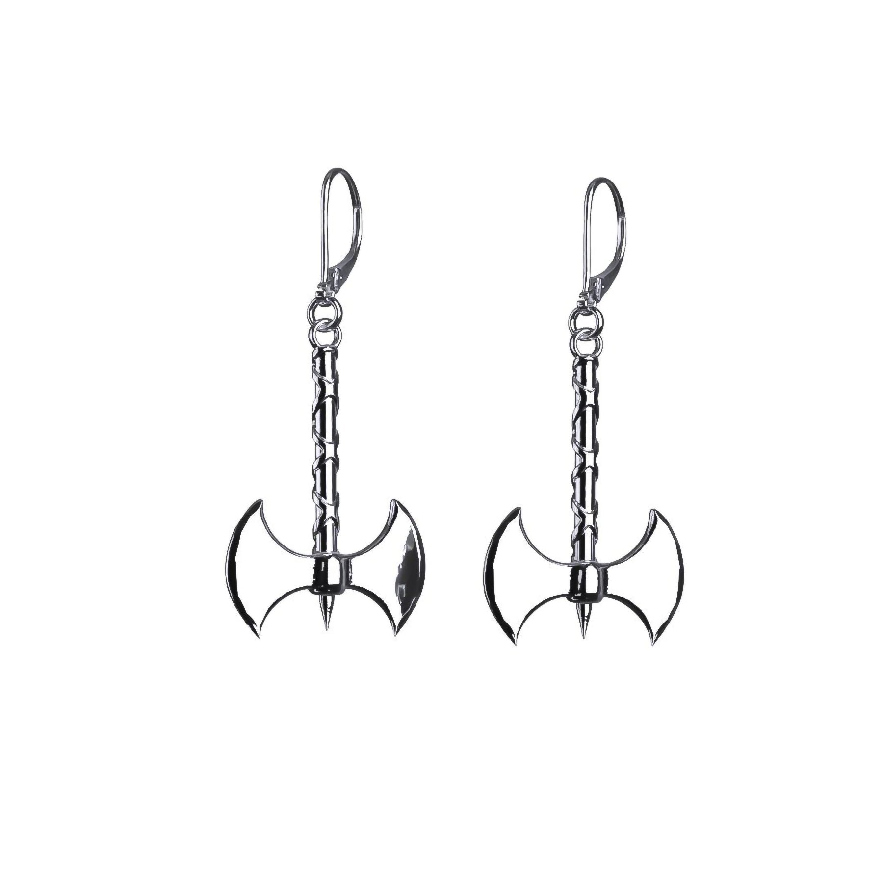 Pretty Stud Earrings For Subtle Beauty-BATTLE AXE EARRING