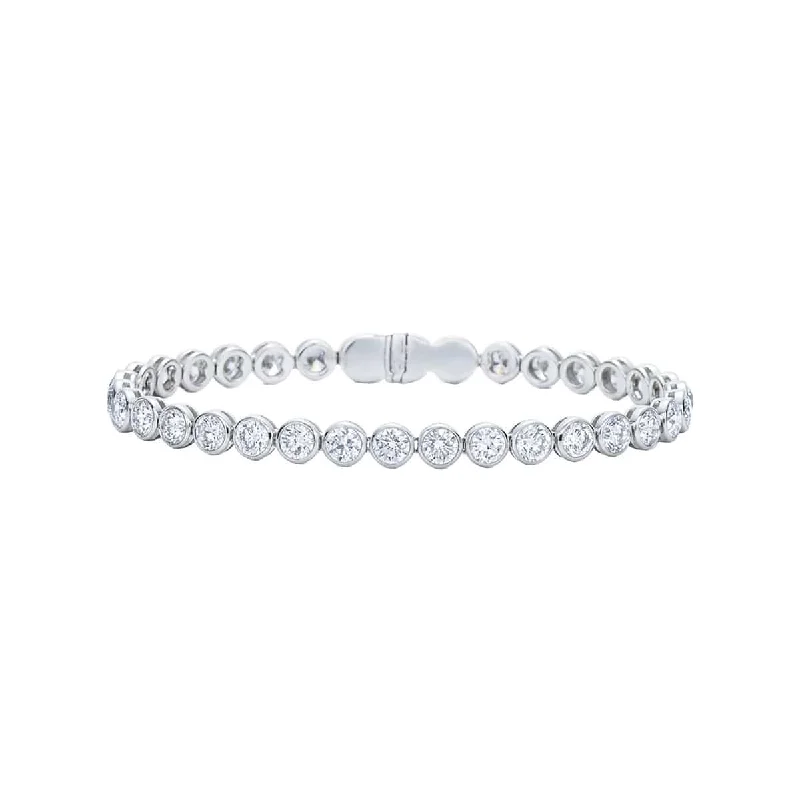 Topaz Bracelets-Diamond Riviera Bracelet