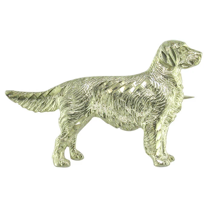 Sparkling Brooch-Retreiver Dog Brooch