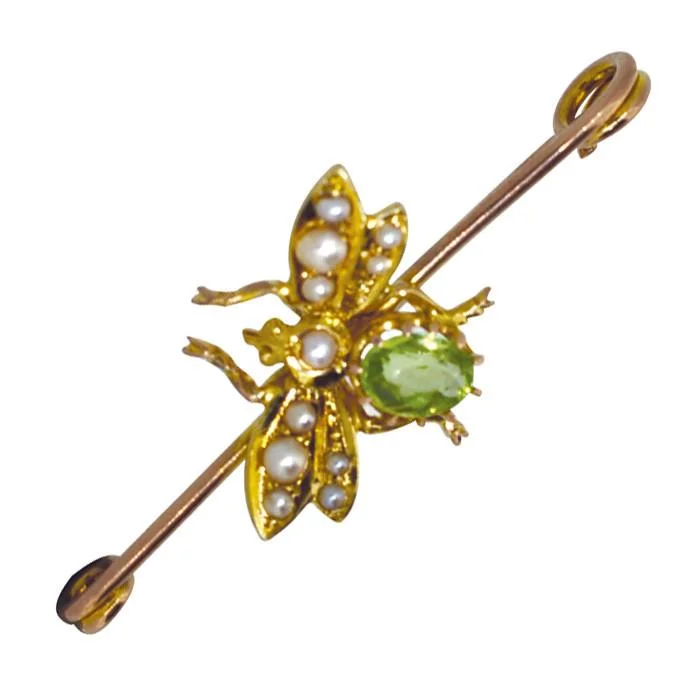 Cute Animal Brooch-Peridot 'Bug' Brooch