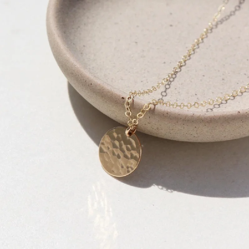 Birthstone pendant necklaces for women-Moon Drop Necklace