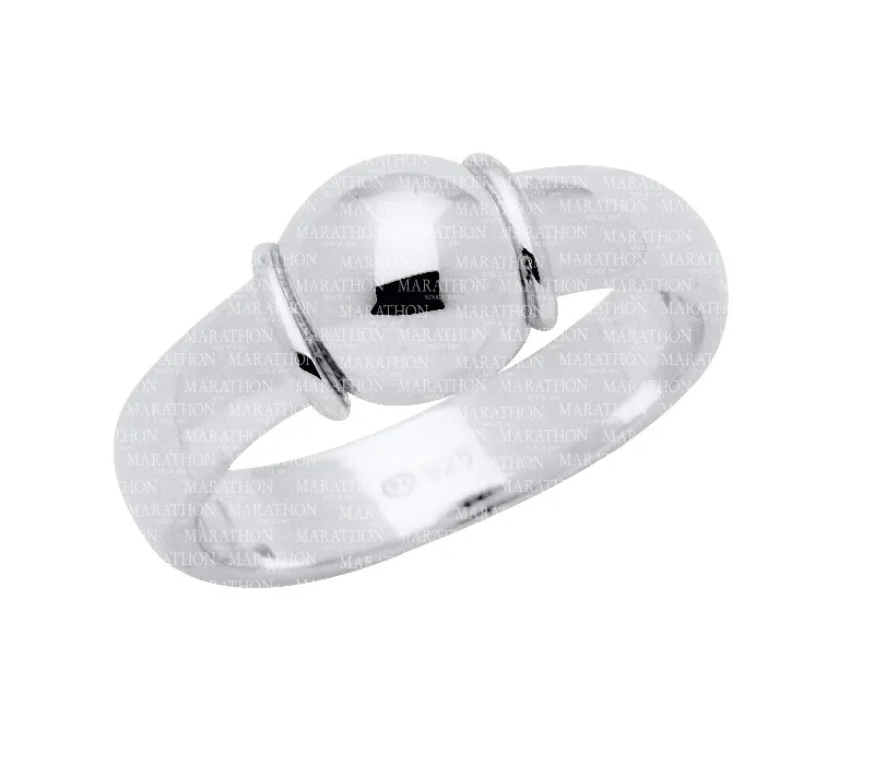 Custom diamond wedding rings-Authentic Cape Cod Ring made by Lestage - All Sterling Silver