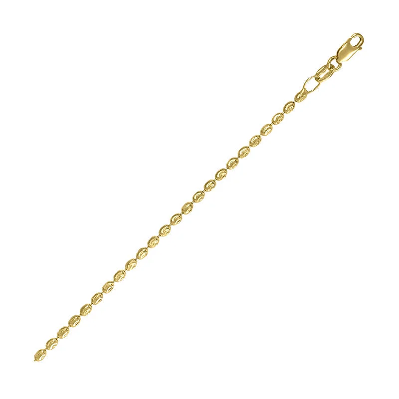 Necklaces for layering-Yellow Gold Bead/Pearl Gold Necklaces