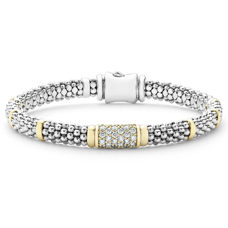 Bohemian Bracelets-Diamond Caviar Bracelet | 6mm (Size M+)