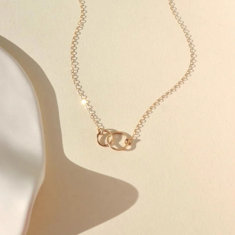 Trendy silver necklaces for teens-Unity Necklace in 14k Gold