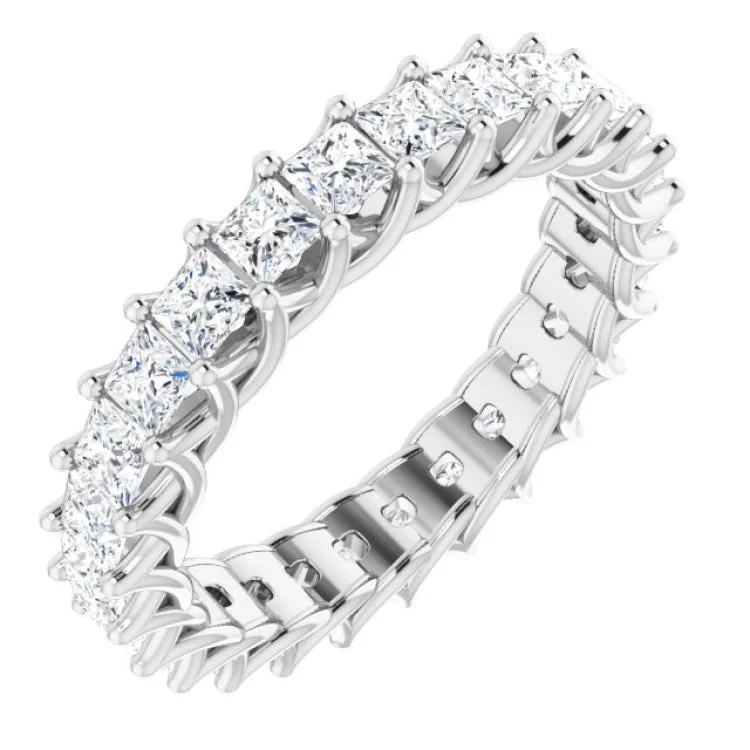 Wedding rings for him-14K White 2 3/8 CTW Diamond Eternity Band