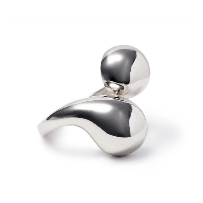 Men’s rings-Bold Sculptural Bypass Ring