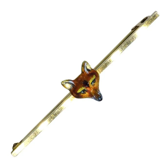 Elegant Brooch Pin-Fox Head Brooch