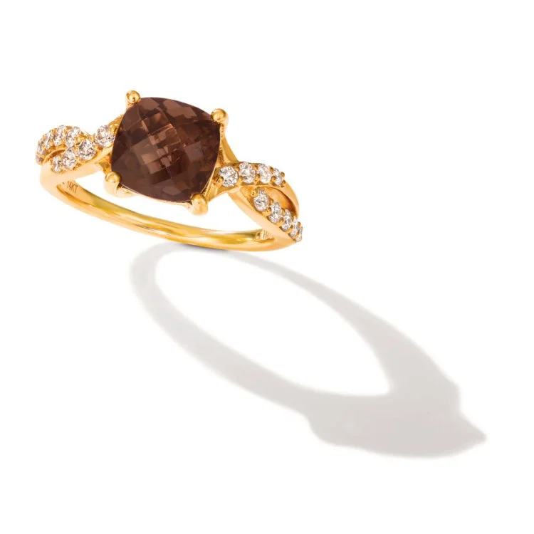 Crystal rings-Le Vian 14K Strawberry Gold Ring