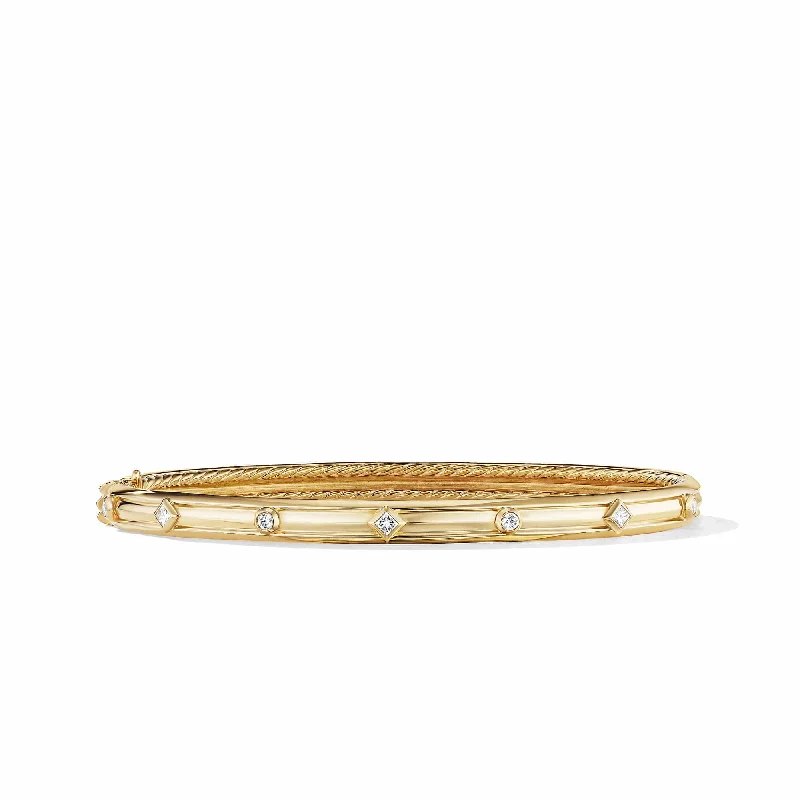 Medieval Bracelets-Modern Renaissance Bracelet in 18K Yellow Gold with Diamonds