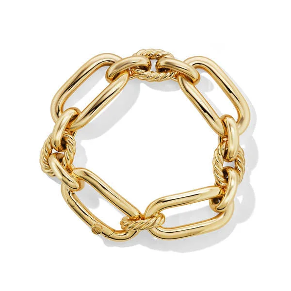 Silver Bracelets-Lexington Chain Bracelet in 18K Yellow Gold