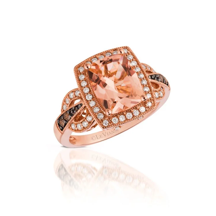 Custom gemstone wedding rings-Le Vian 14K Strawberry Gold Ring