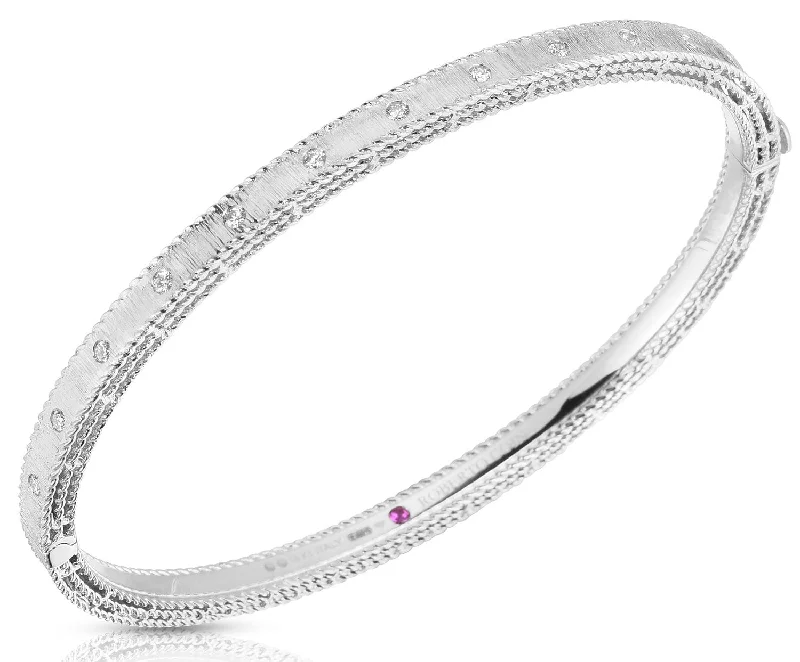 Tourmaline Bracelets-Princess Symphony Diamond Bangle