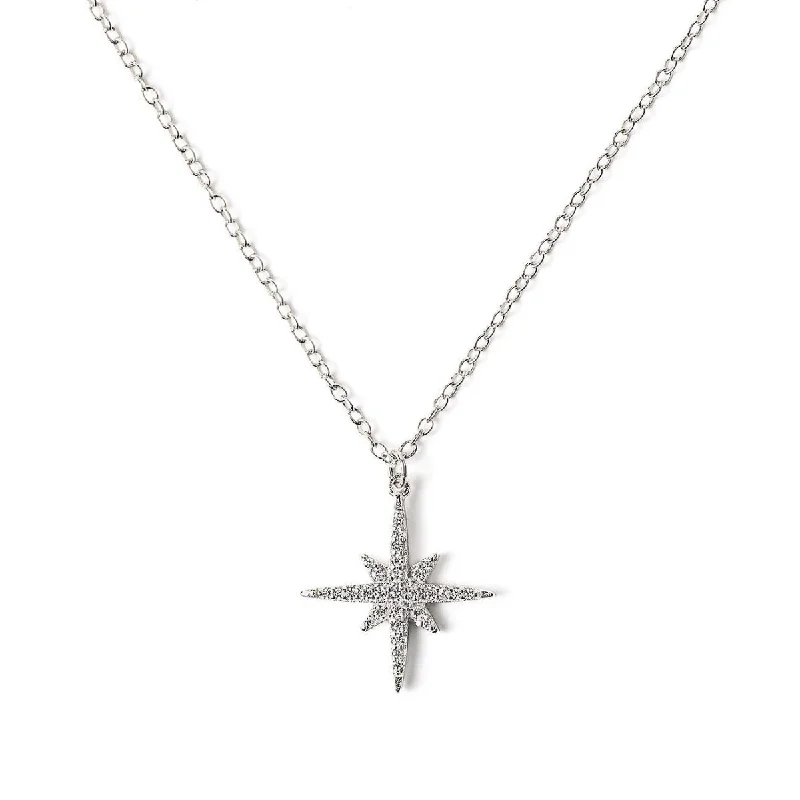 Unique personalized necklaces for family-Celeste Starburst Necklace