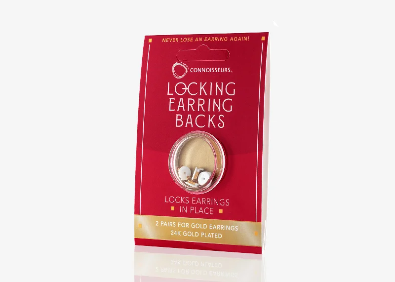 Statement Earrings For Evening Glam-EARRING BACKS FOR GOLD