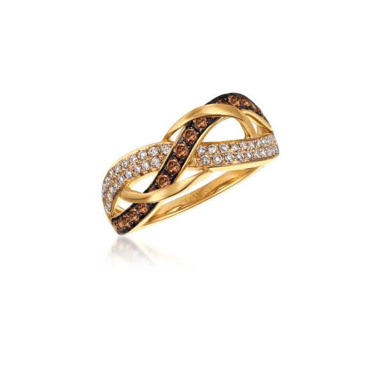 Infinity wedding rings-Le Vian 14K Honey Gold Ring