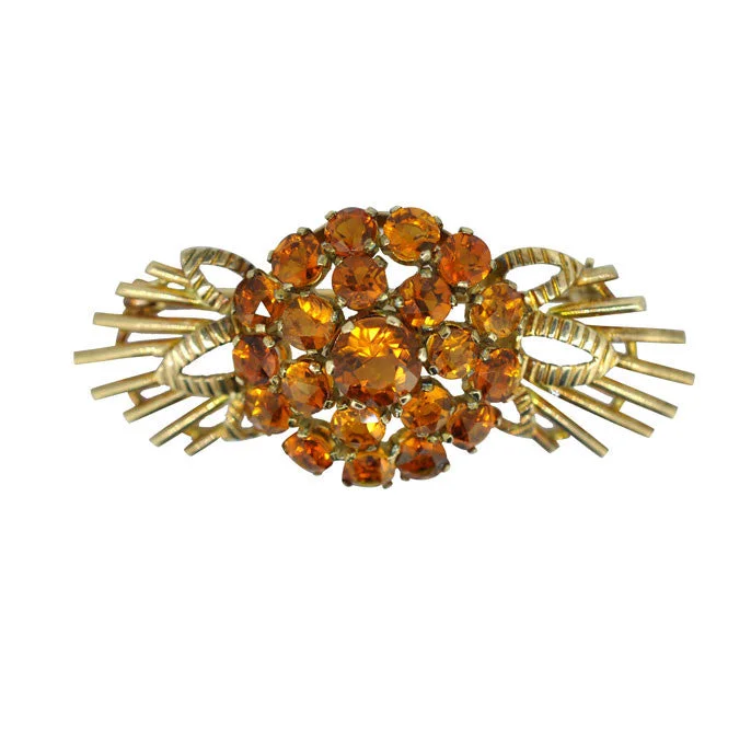 Sequin Brooch-Citrine Brooch